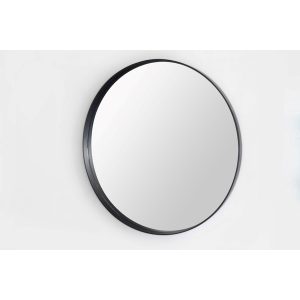 Saniclass Exclusive Line spiegel rond 100cm frame mat zwart JB3000-100MB