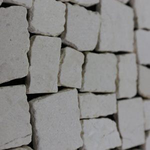 Vierkant mozaiek White Mixed maten