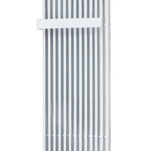 Vipera Corrason enkele badkamerradiator 40 x 180 cm centrale verwarming glanzend wit zijaansluiting 1,339W
